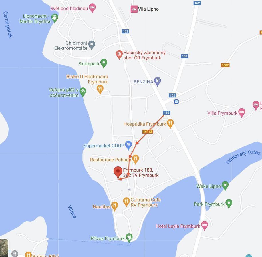 Apartmany V Ulicce Frymburk Bagian luar foto